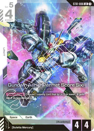Gundam Aerial (Permet Score Six) - Starter Deck 01: Heroic Beginnings (ST01-06)