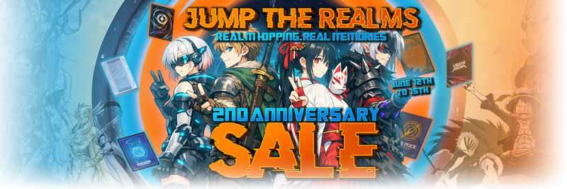 JUMP THE REALMS 2ND YEAR ANNIVERSARY SALE!