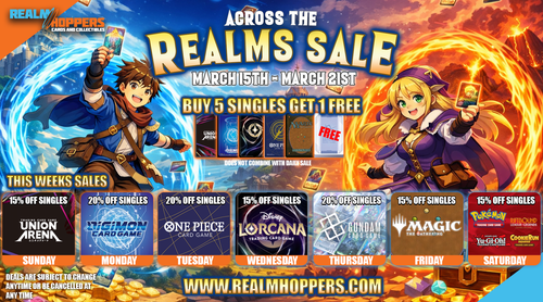 ACROSS THE REALMS SALE