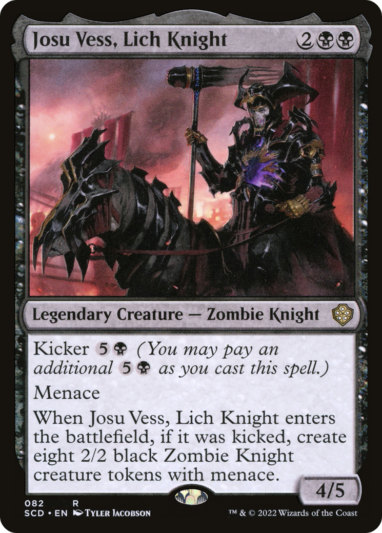 Josu Vess, chevalier liche [Decks de commandant de départ]