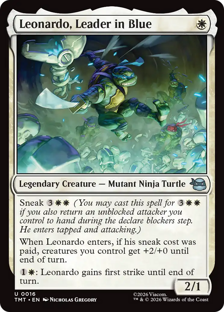 Leonardo, chef en bleu [Tortues Ninja]