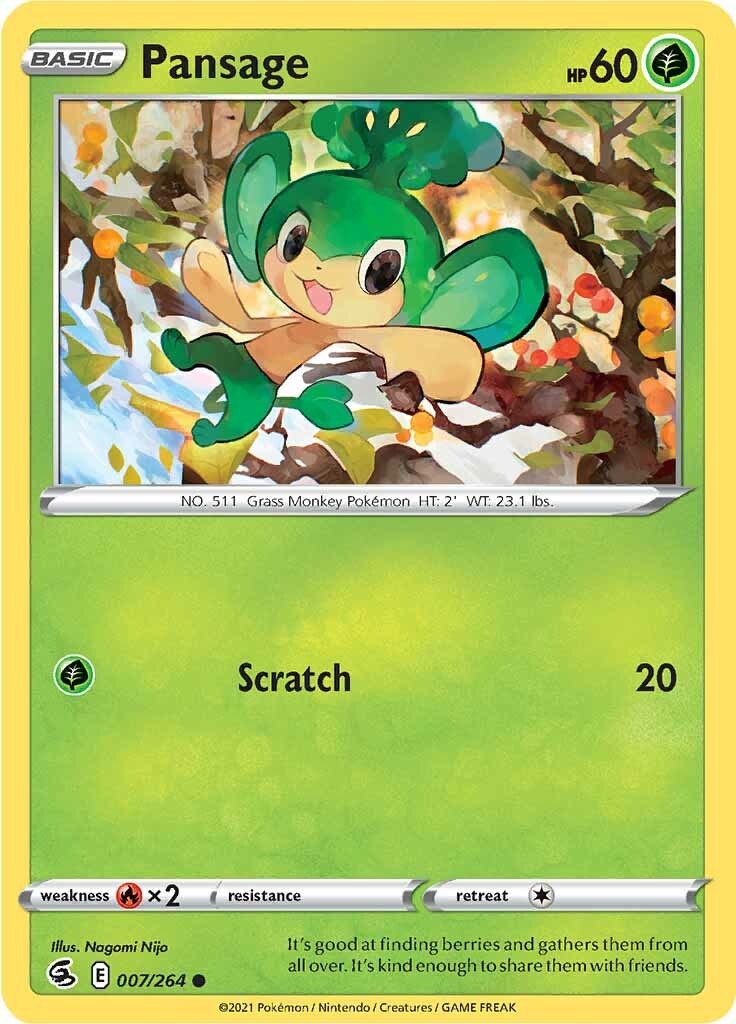 Pansage (007/264) [Espada y Escudo: Golpe Fusión]