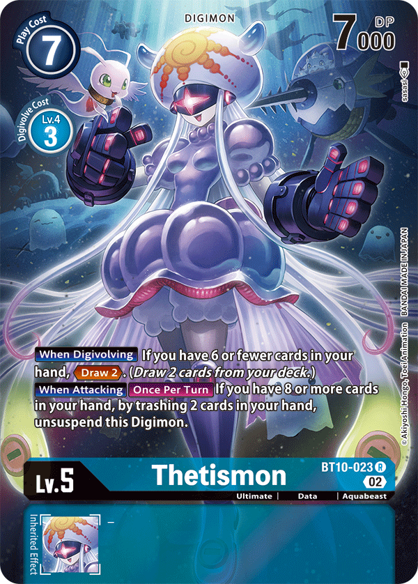 Thetismon [BT10-023] (Arte alternativo) [Xros Encounter]