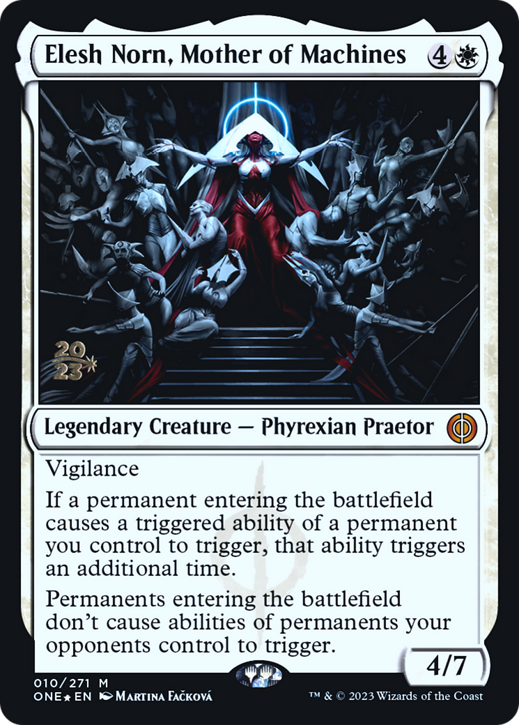 Elesh Norn, Mère des machines [Phyrexia: Tout sera un, cartes promos d'avant-première]