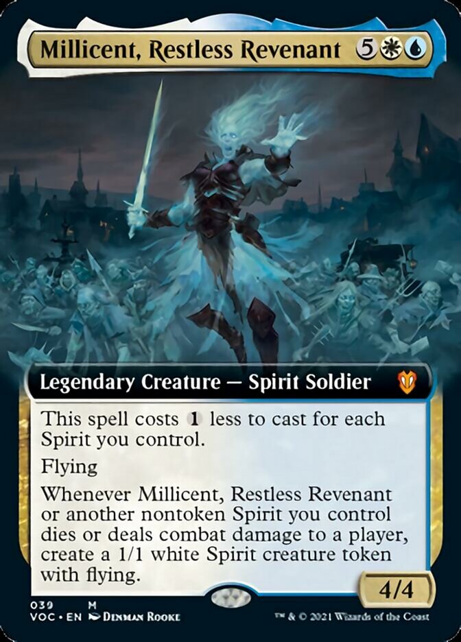 Millicent, revenante intrépide (Extended Art) [Innistrad: Commander Chasse de minuit]
