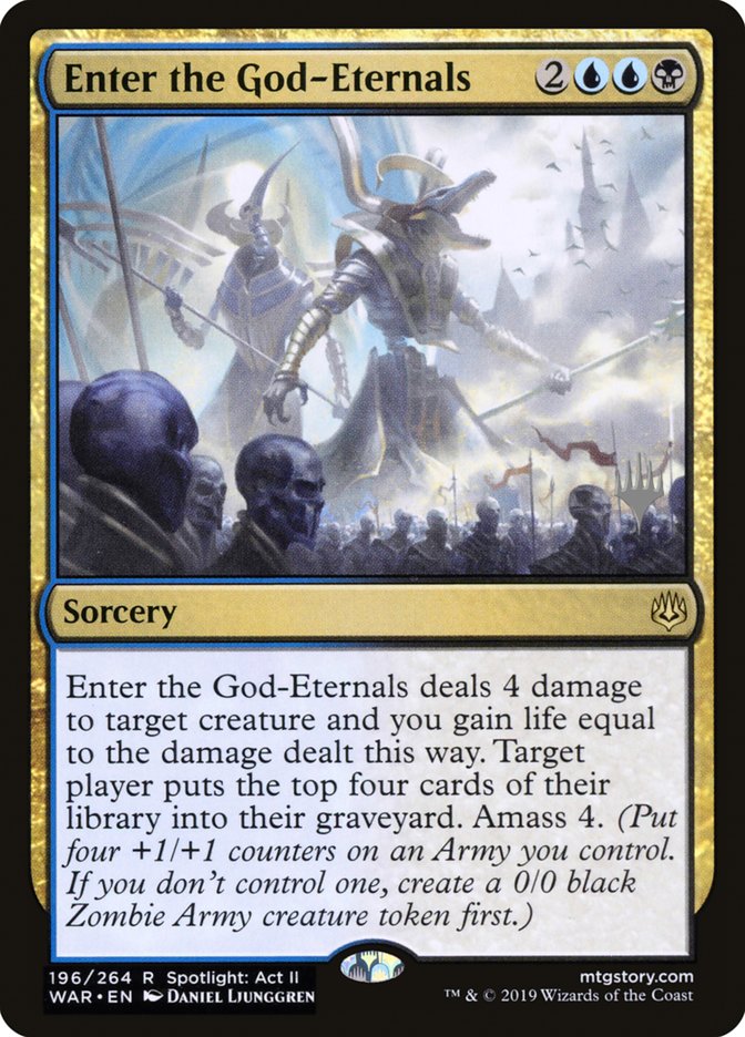 Entrez les Dieux-Éternels (Pack promo) [Promos La Guerre des Planeswalkers]