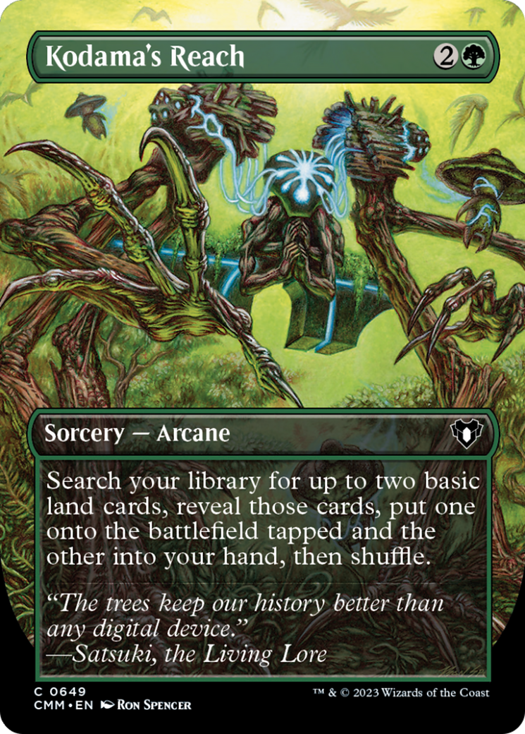 L'Essor de Kodama (Illustration alternative sans bordure) [Commander Masters]