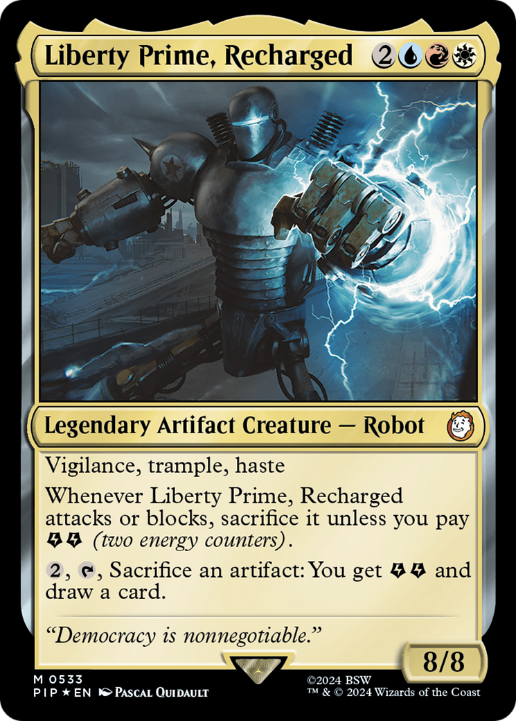 Liberty Prime, Recargado (Surge Foil) [Fallout]