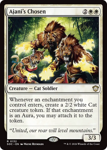 Elegido de Ajani [Commander: Secretos de Strixhaven]