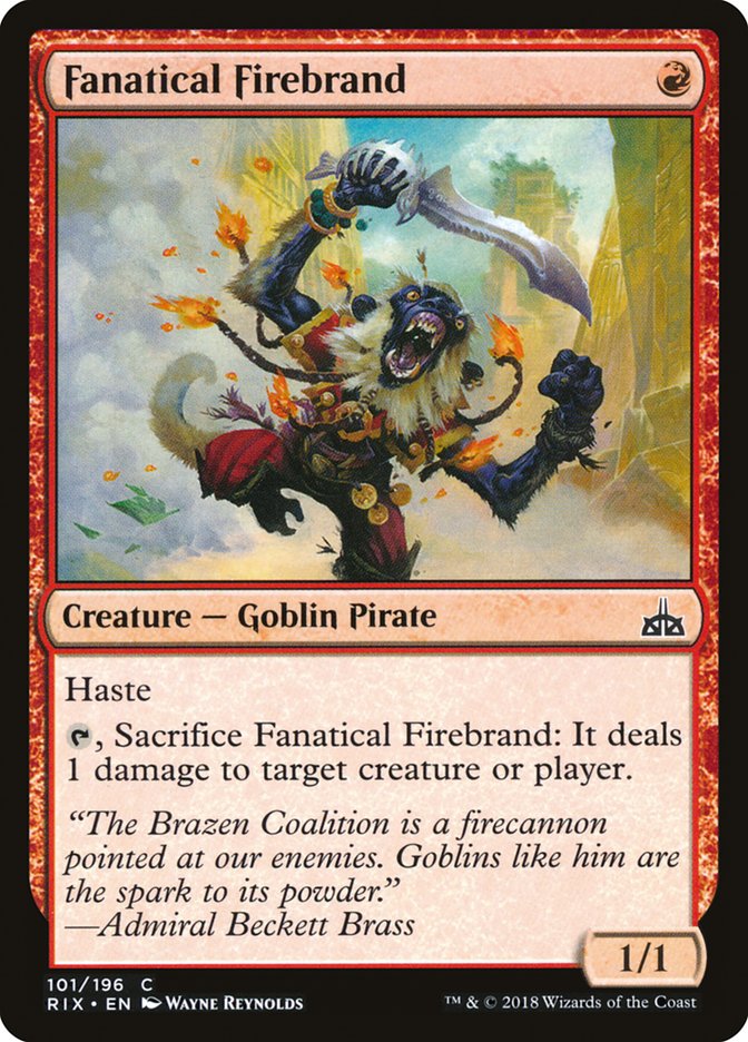 Fanatique zélée [Rivals of Ixalan]