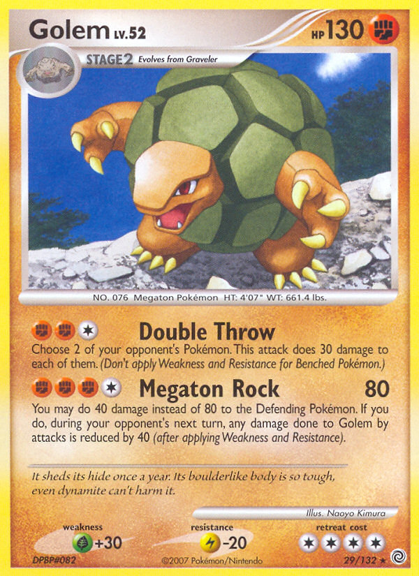 Golem (29/132) [Diamante & Perla: Maravillas Secretas]