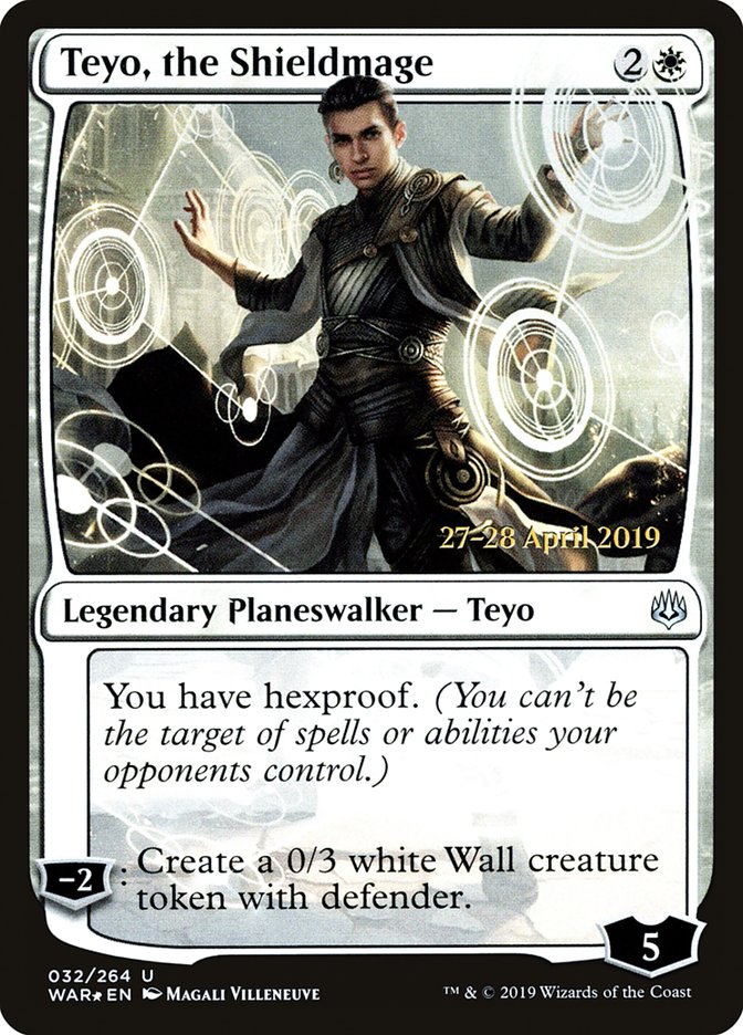 Teyo, le Mage-bouclier [Prerelease Promos La guerre des Planeswalkers]
