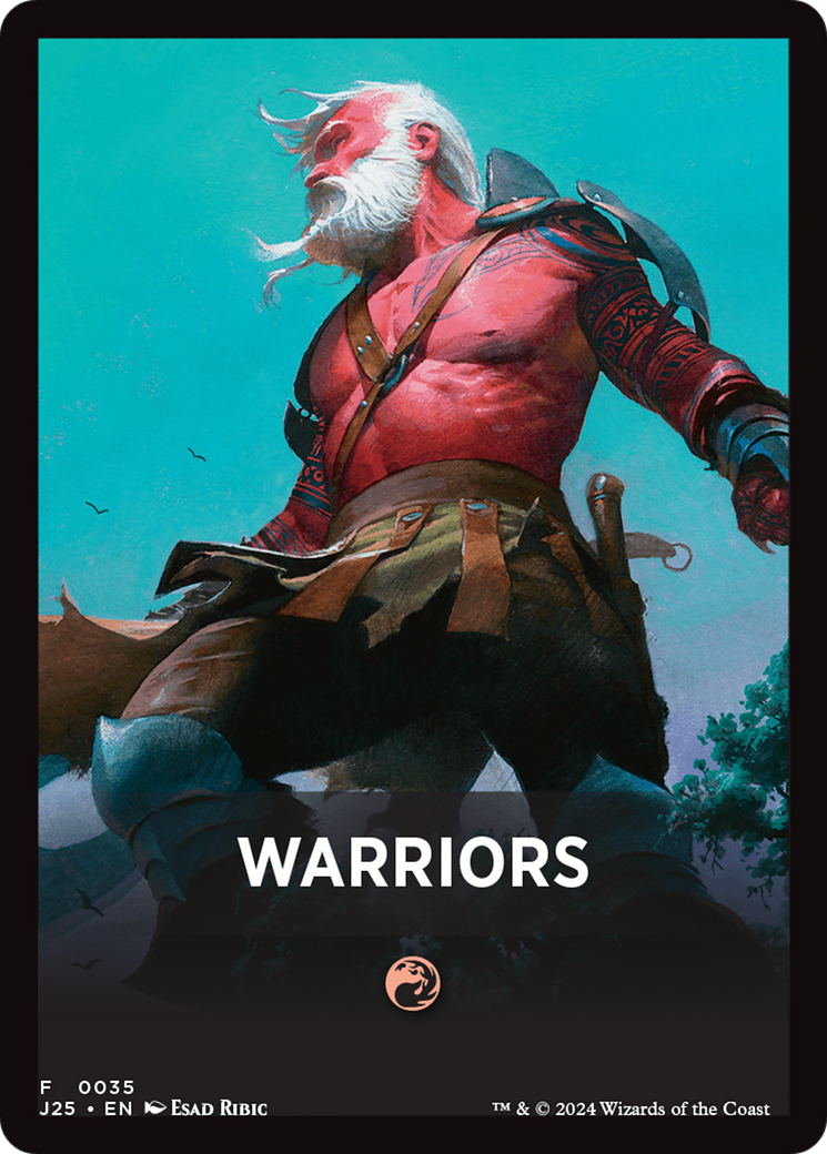 Carte à thème Guerriers [Cartes d'introduction Foundations Jumpstart]