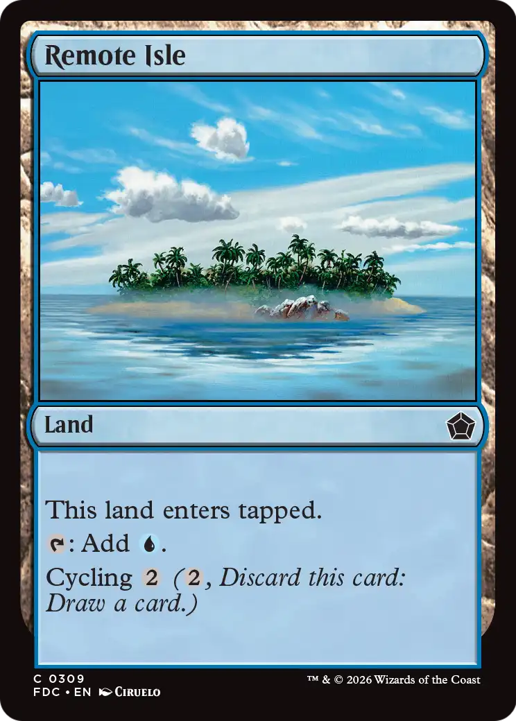 Remote Isle [Foundations Commander]