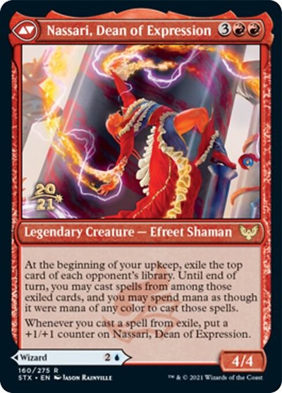 Uvilda, doyenne de la perfection // Nassari, doyenne de l'expression [Strixhaven : l'académie des mages cartes promos d'avant-première]
