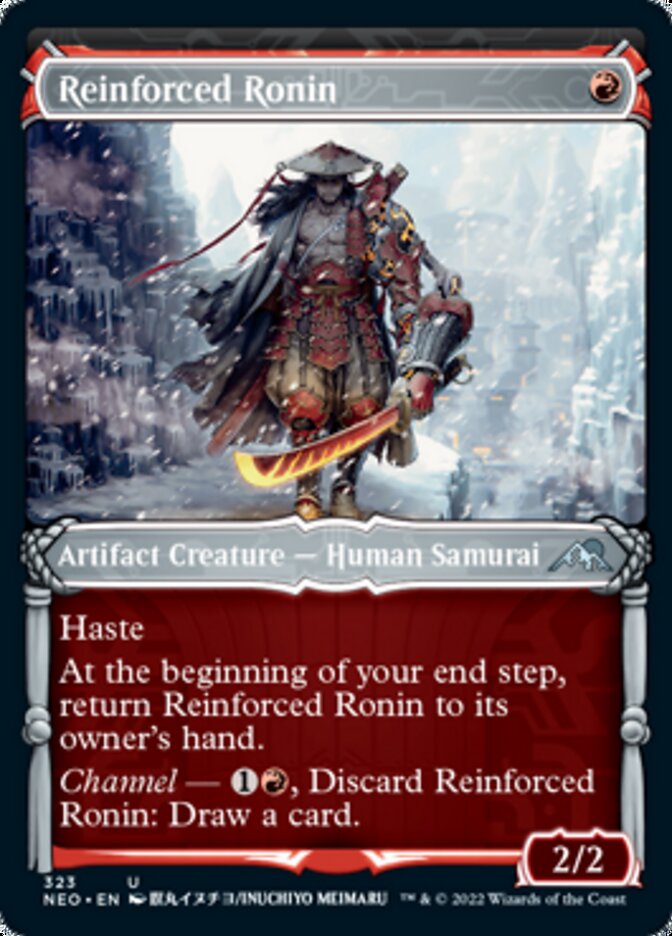 Ronin renforcée (Samouraï de présentation) [Kamigawa : La Dynastie néon]