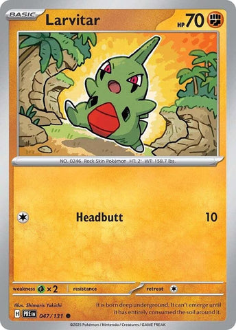 Larvitar (047/131) [Écarlate et Violet : Évolutions prismatiques]