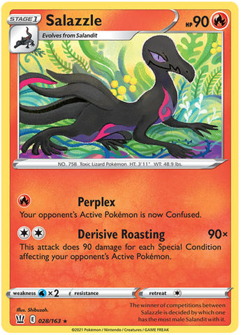 Salazzle (028/163) [Épée et Bouclier : Styles de combat]