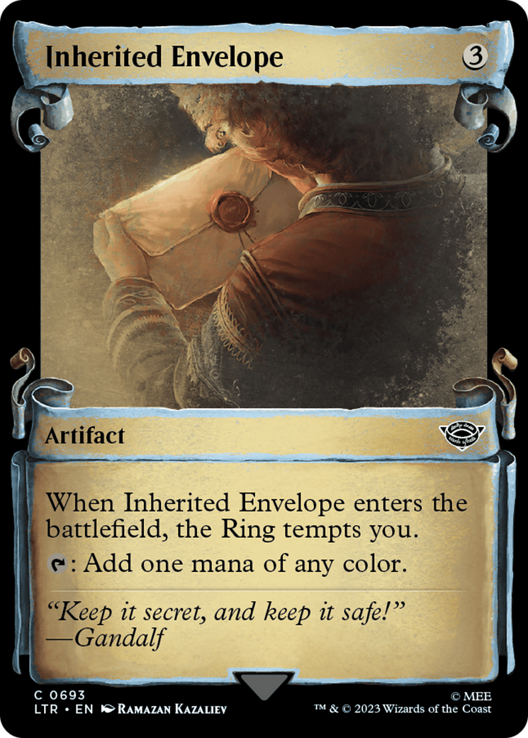 Enveloppe héritée [Le Seigneur des Anneaux : Chroniques de la Terre du Milieu (cartes vitrine)]