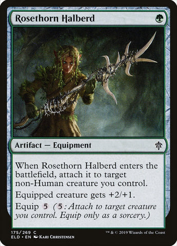 Alabarda Espina de Rosa [Trono de Eldraine]