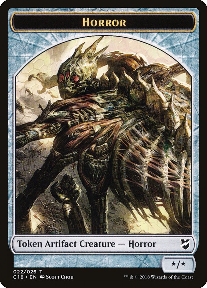 Jeton Horreur [Jetons Commander 2018]