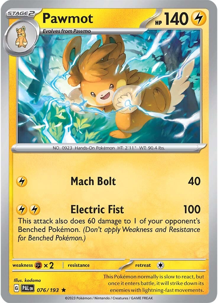 Pawmot (076/193) [Escarlata y Púrpura: Evolución en Paldea]