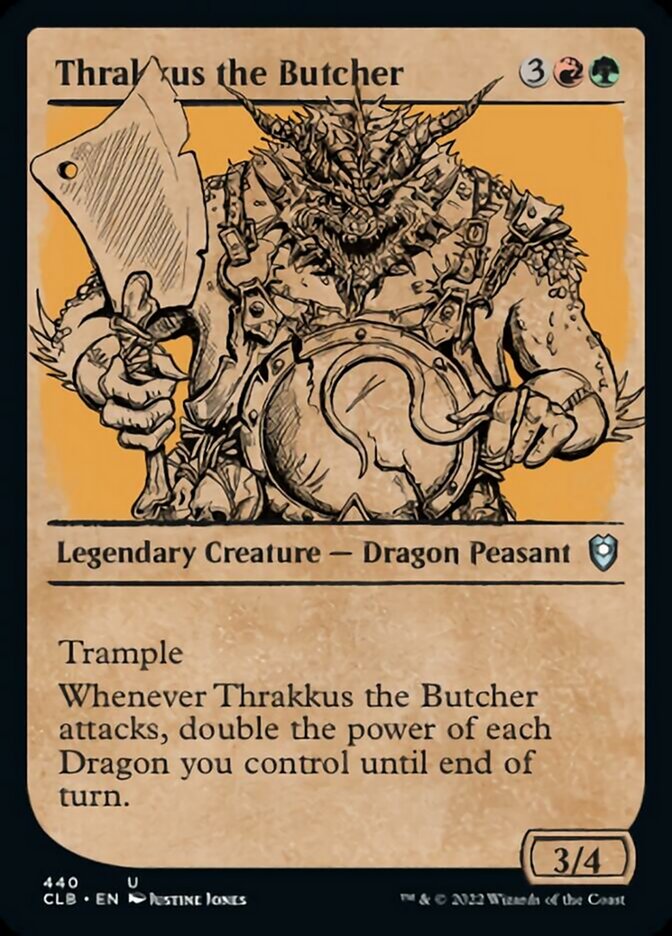 Thrakkus le boucher (vitrine) [Commander Legends : Battle for Baldur's Gate]