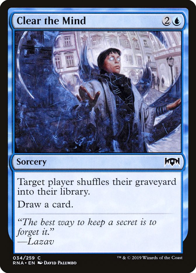 Vider l'esprit [Allégeance de Ravnica]