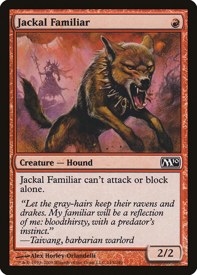 Chacal familier [Magic 2010]