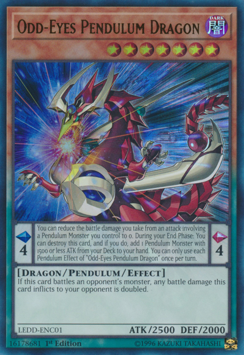 Dragón Péndulo de Ojos Anómalos [LEDD-ENC01] Ultra Rara