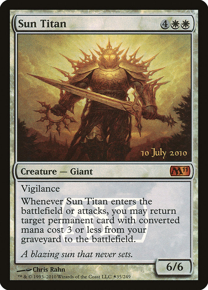 Titán Solar [Magic 2011 Prerelease Promos]