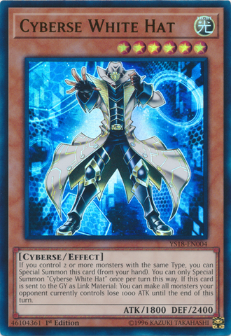 Cyberse Chapeau Blanc [YS18-FR004] Ultra Rare