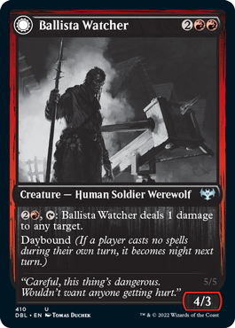 Vigilante balista // Portador balista [Innistrad: Doble función]
