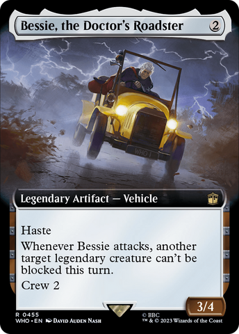 Bessie, el roadster del Doctor (Arte extendido) [Doctor Who]