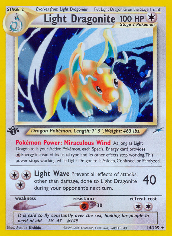 Dragonite Claro (14/105) [Neo Destiny 1ª Edición]