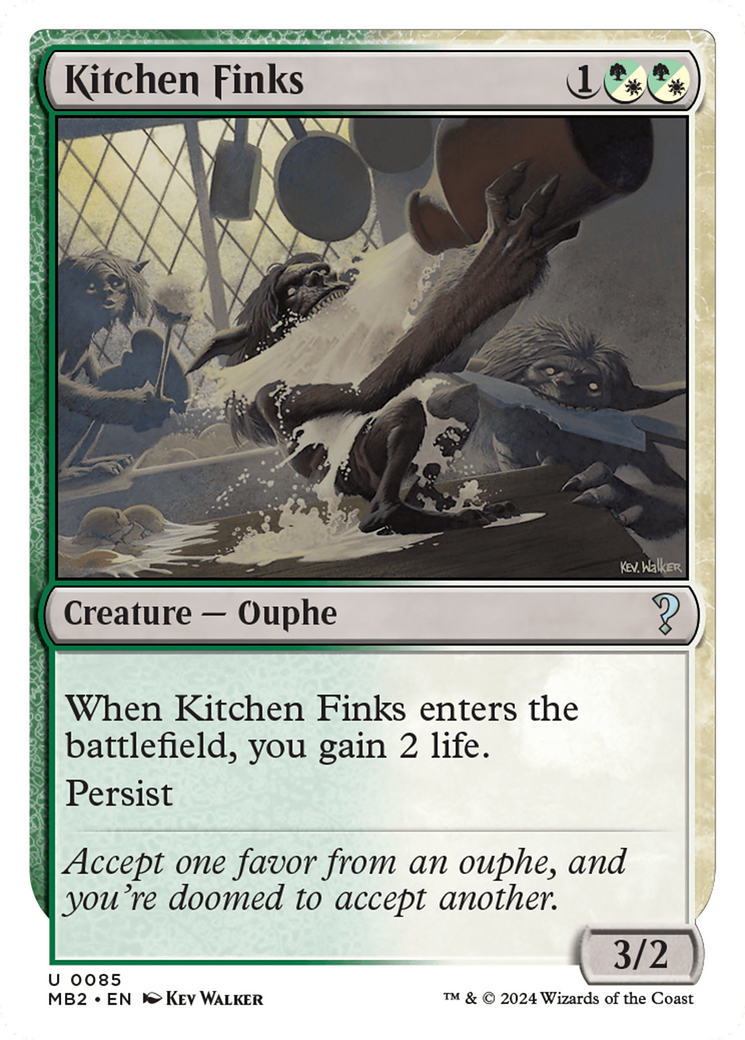 Limousine finks (bordure blanche) [Mystery Booster 2]