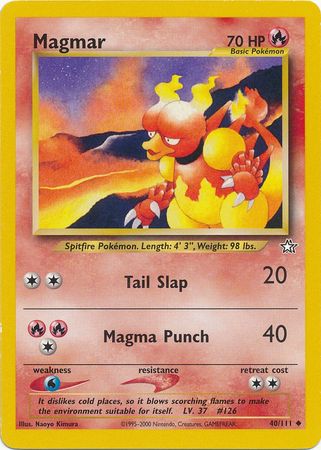 Magmar (40/111) [Néo Genesis Illimité]
