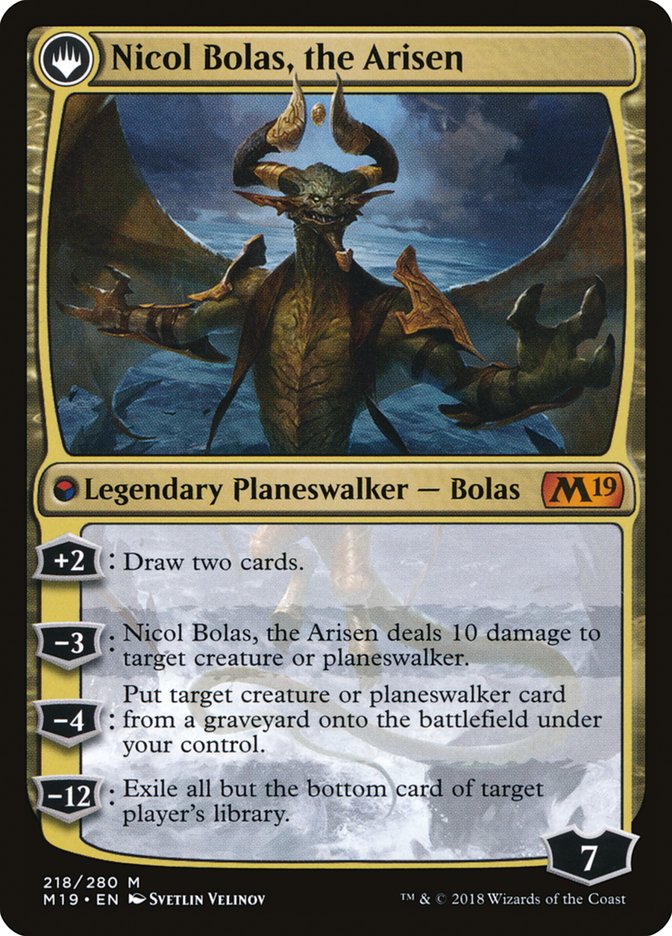 Nicol Bolas, le ravageur // Nicol Bolas, l'Éveillé [Édition de base 2019]