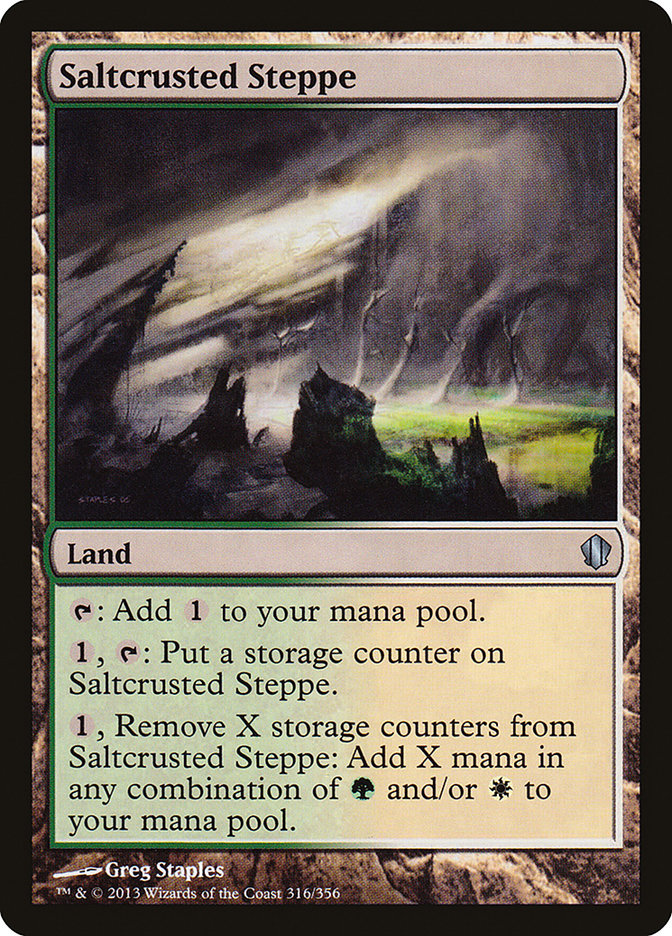 Steppe baignée de sel [Commander 2013]