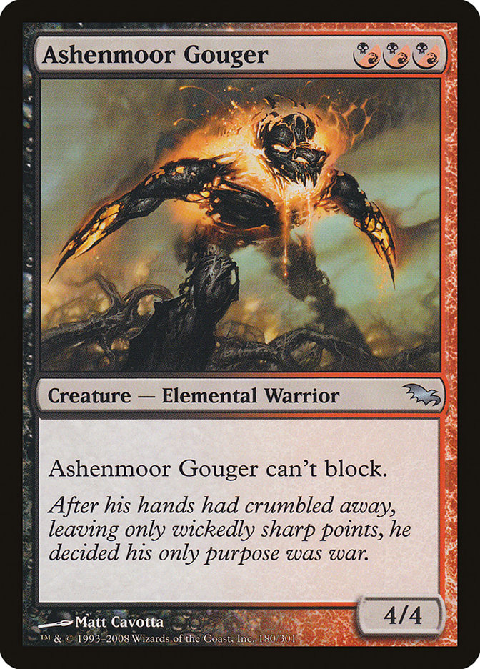 Gougeur d'Ashenmoor [Shadowmoor]