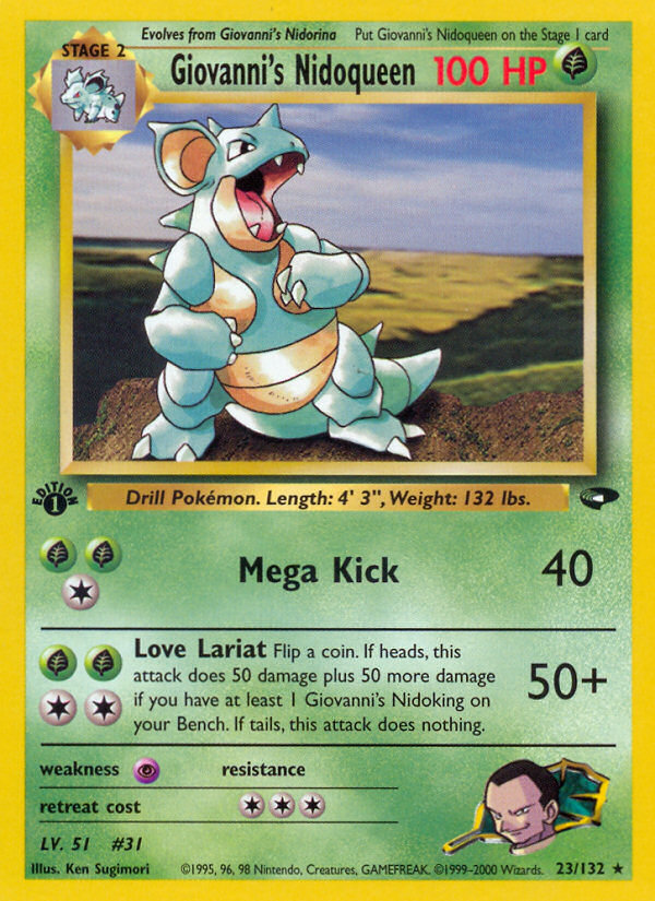 Nidoqueen de Giovanni (23/132) [Défi des Champions, 1re édition]