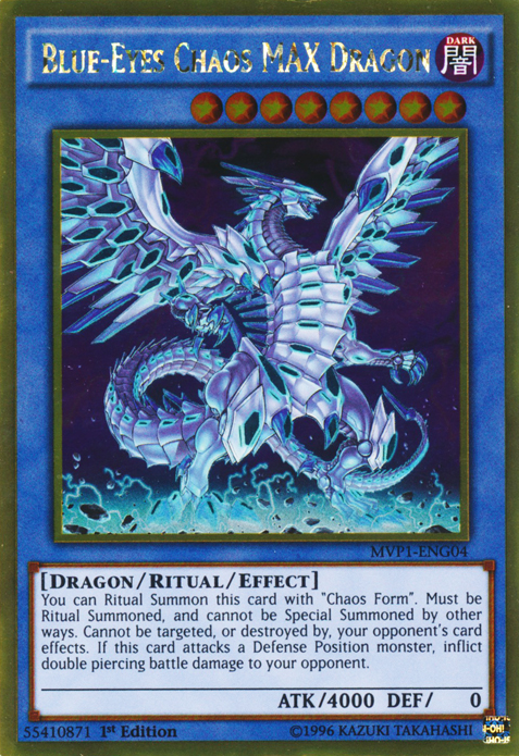 Dragon Chaos MAX aux Yeux Bleus [MVP1-FR04] Gold Rare