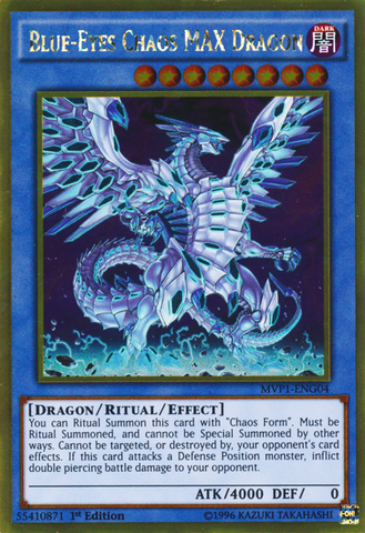 Dragon Chaos MAX aux Yeux Bleus [MVP1-FR04] Gold Rare