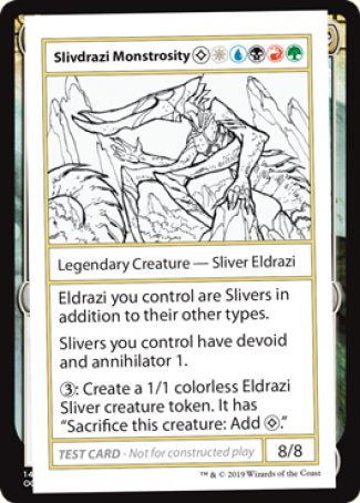 Monstruosité slivdrazi (Édition 2021) [Cartes de test Mystère Booster]
