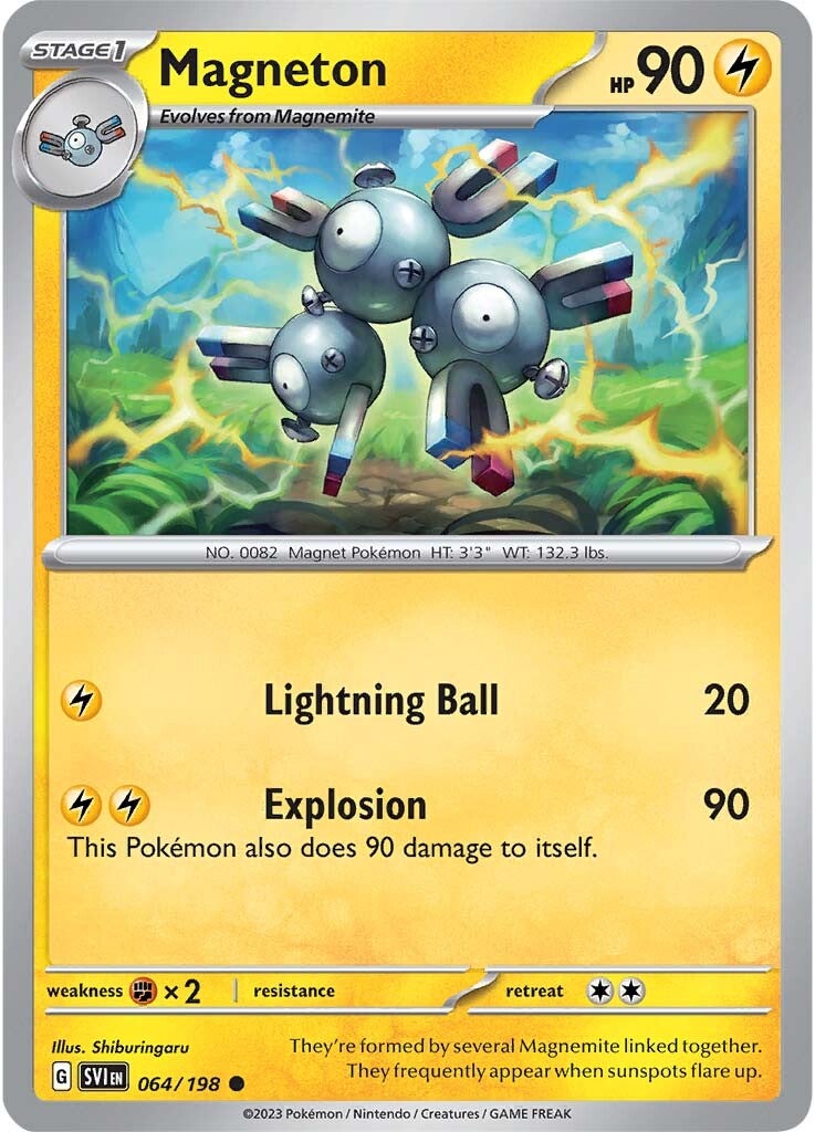 Magneton (064/198) [Escarlata y Púrpura: Set Básico]