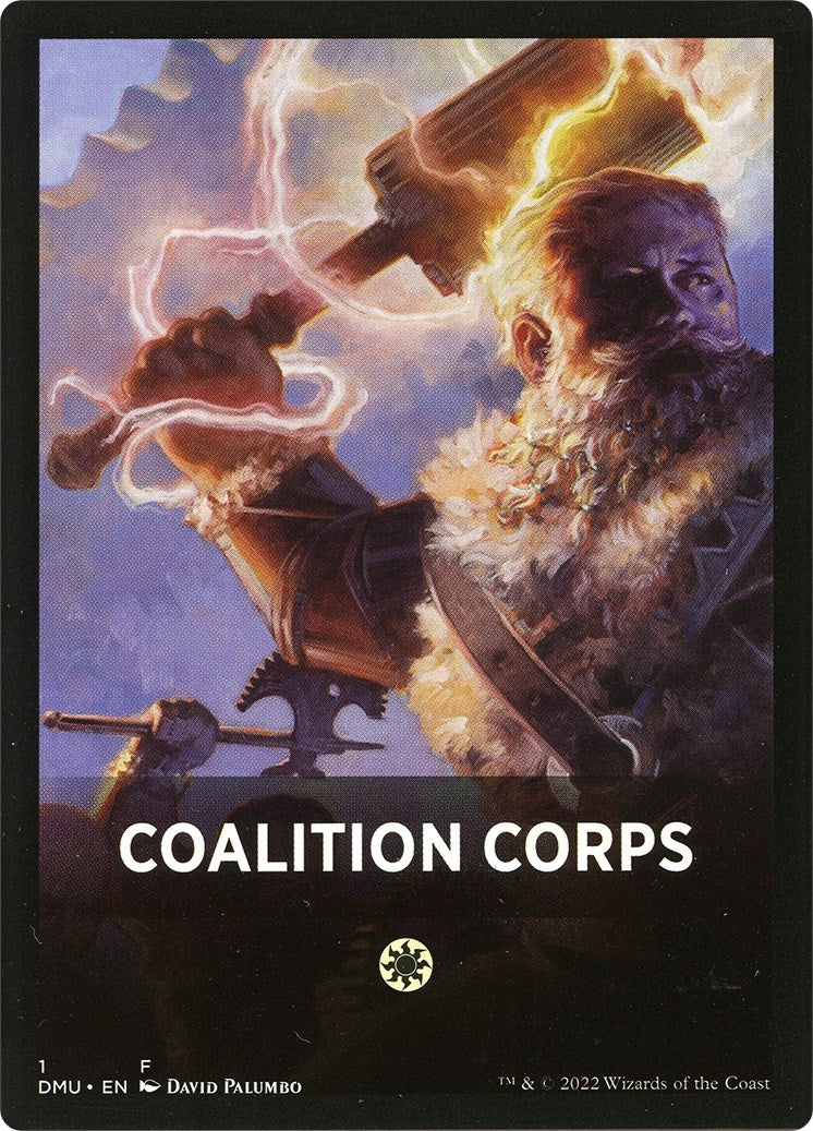 Carte de thème Corps de la coalition [Jetons Dominaria Uni]