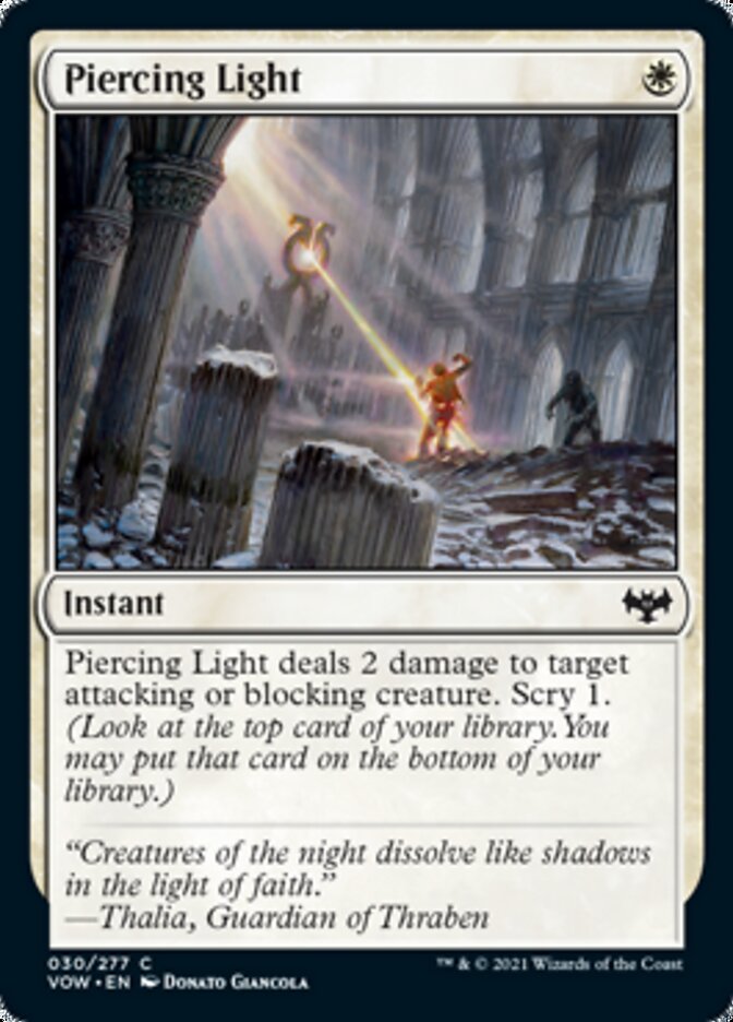 Lumière perçante [Innistrad : Noce Écarlate]