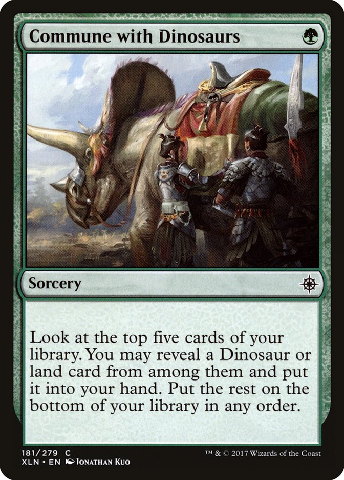 Comunión con los dinosaurios [Ixalan]