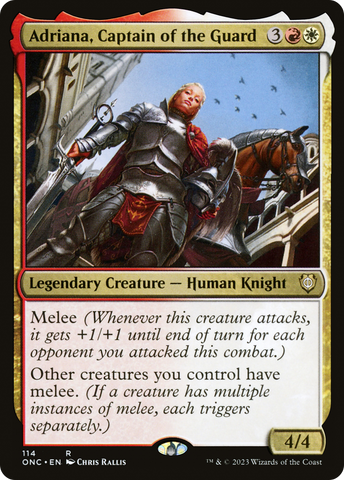 Adriana, capitaine de la garde [Phyrexia : Tous seront un Commander]