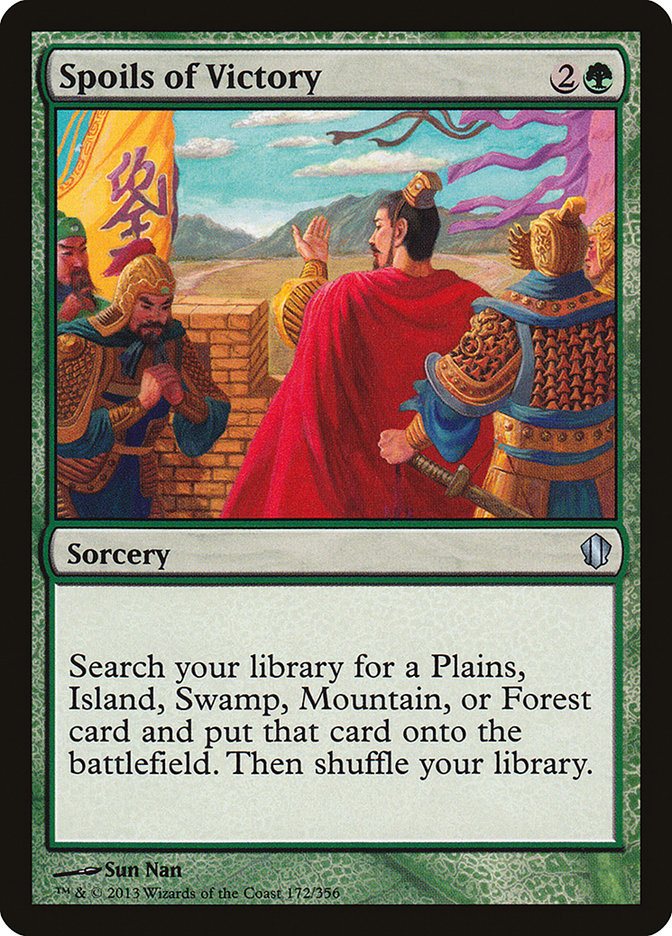 Butin de victoire [Commander 2013]